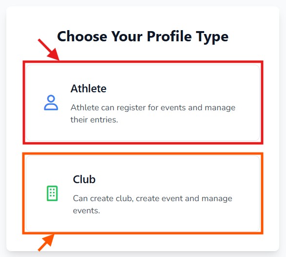 Choose Profile Type