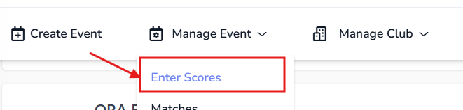 Enter Scores Nav Item