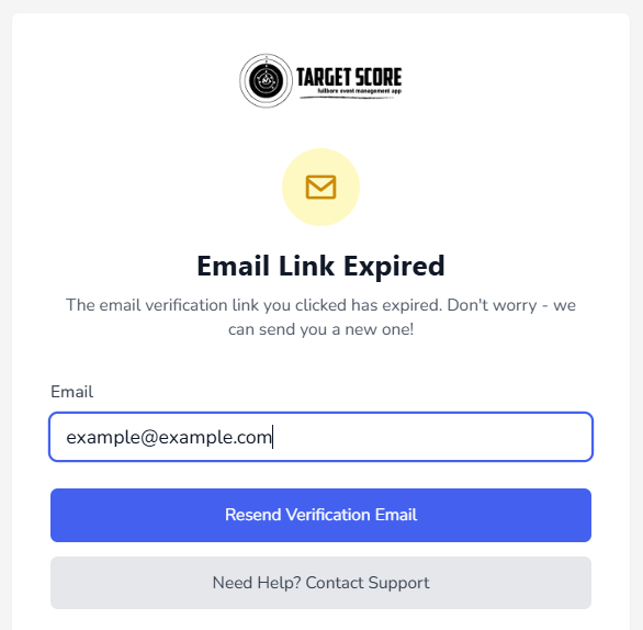 Email Verification Page