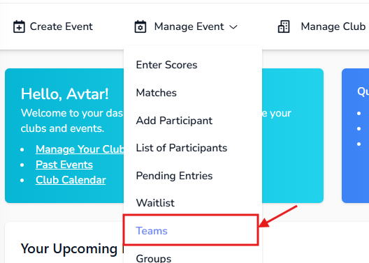 Team Management Nav Item