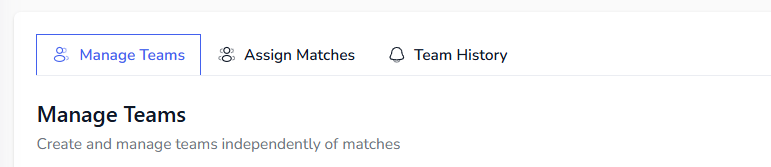 Team Management Overview
